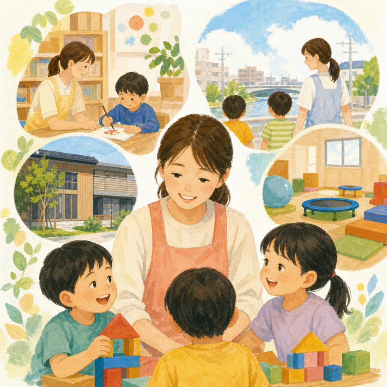 市川市鬼越の児童指導員パートと保育士の仕事