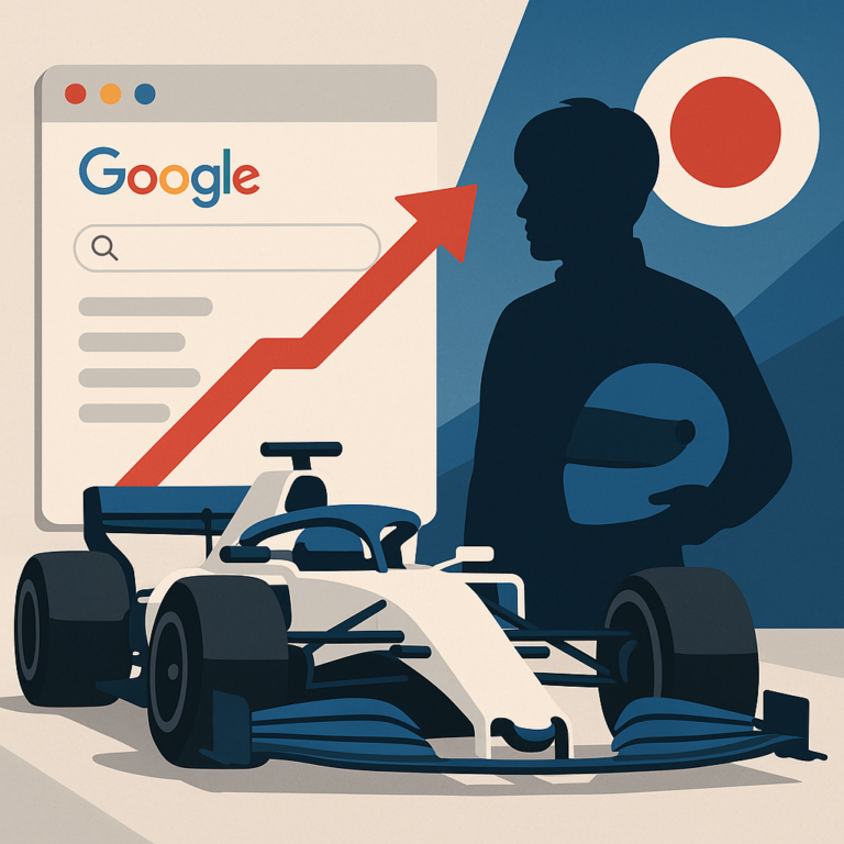 Google検索トレンド6位の角田裕毅、何が注目？